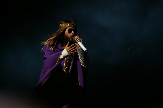 Jared Leto, Thirty Seconds to Mars, Voodoo Music Experience, Photo by Stephen Maloney, OffBeat Magazine
