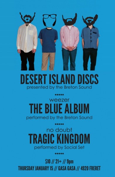 Breton Sound, Desert Island Discs, Weezer, The Blue Album