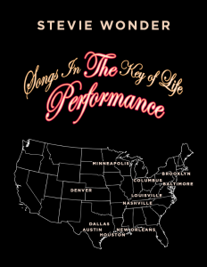 Stevie Wonder Songs in the Key of Life Tour