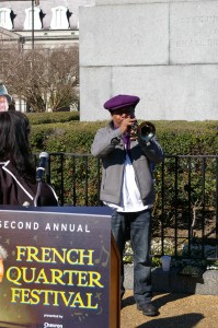 Kermit Ruffins, French Quarter Fest 2015, Photo by Stephen Maloney, OffBeat Magazine