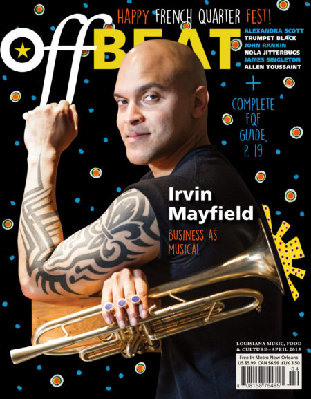 OffBeat Magazine, April 2015, Cover