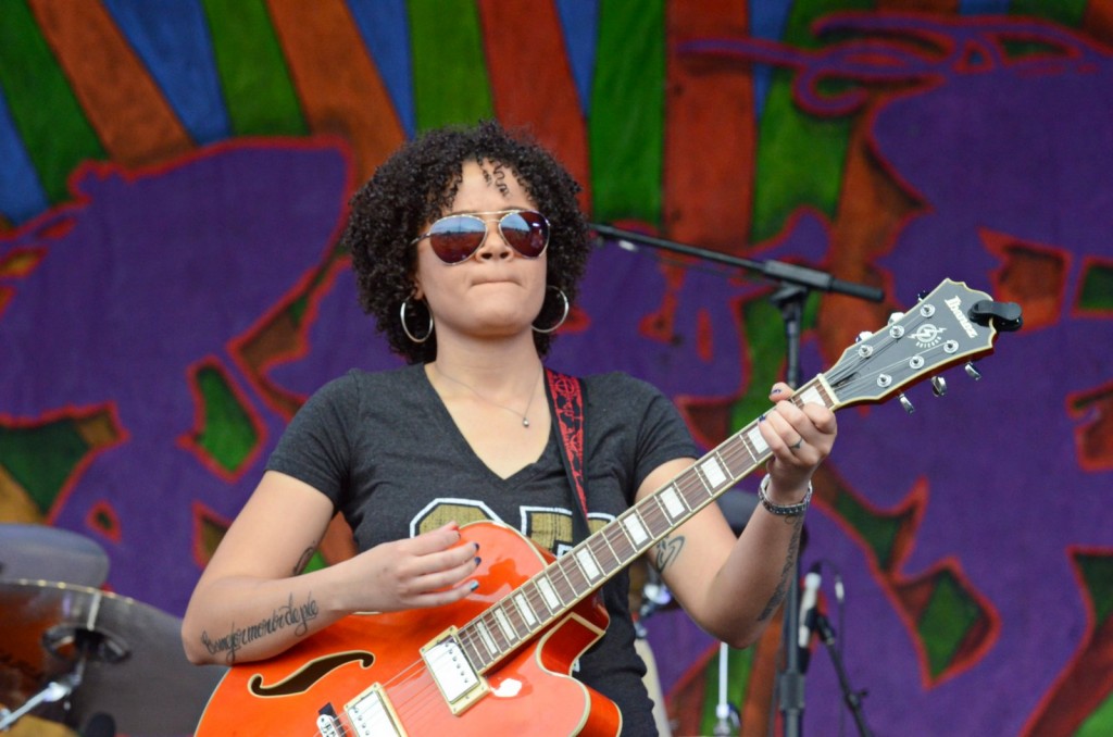 Mia Borders, Jazz Fest 2015, Photo by Kim Welsh, OffBeat Magazine