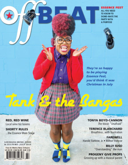 OffBeat Magazine, July 2015, Cover