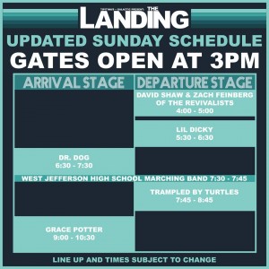 Today's modified schedule