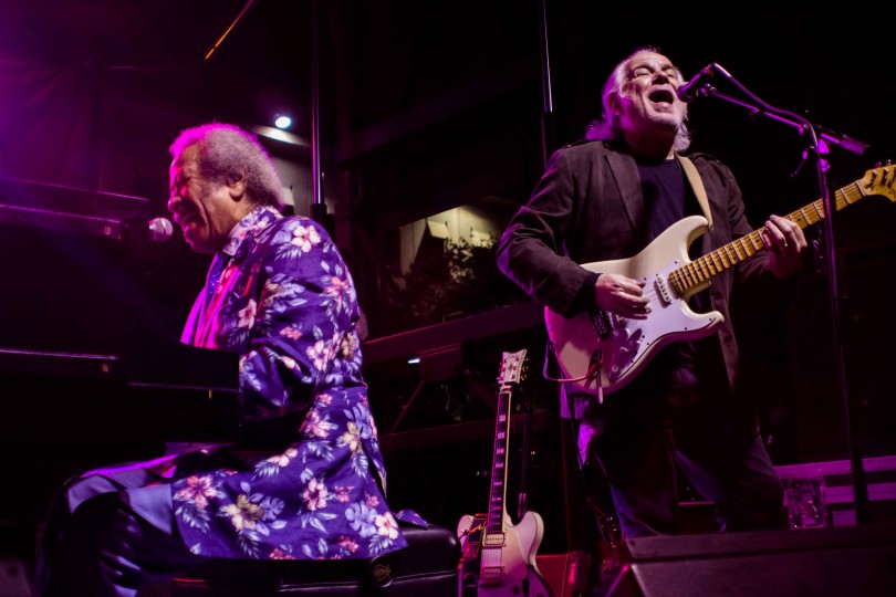 Allen Toussaint & Brian Stoltz at the 2015 Crescent City Blues & BBQ Festival. Photo by Noé Cugny