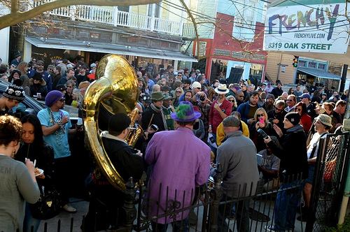 Second line and party for Jamie Galloway on March 3, 2013.