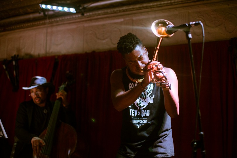 Eagle Saloon Concert at the Maple Leaf, Christian Scott, Roland Guerin