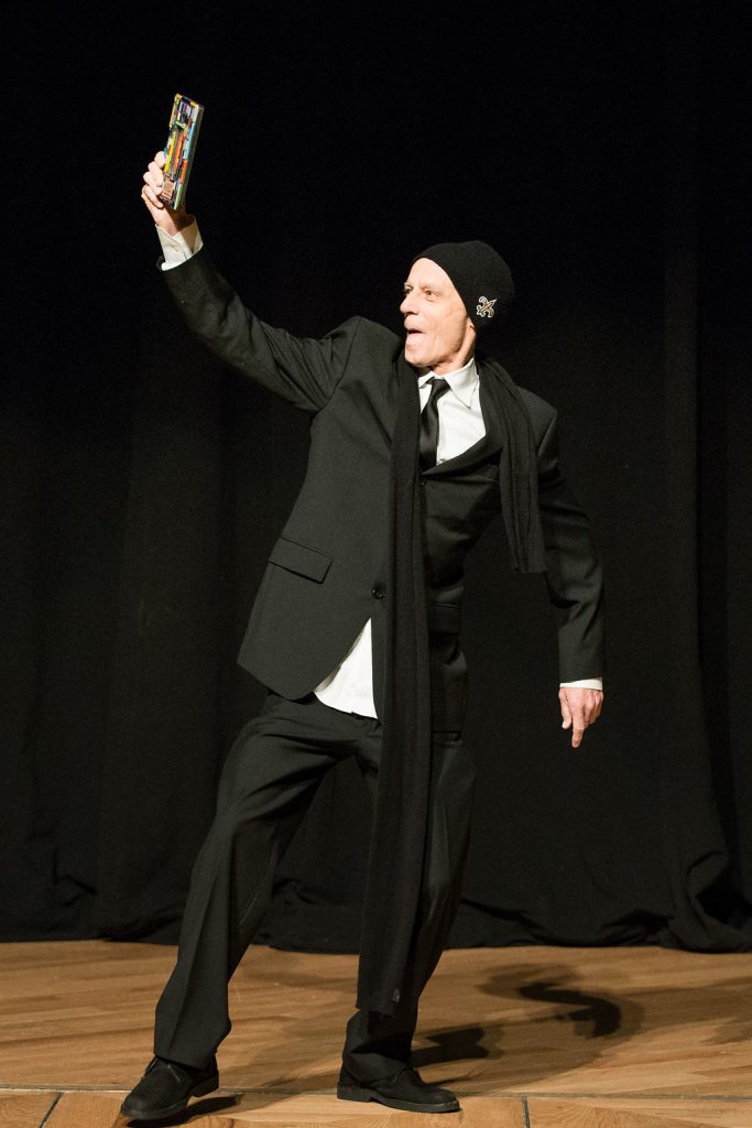 Johnny Vidacovich accepts his much-deserved Lifetime Achievement in Music. Photo by Willow Haley.