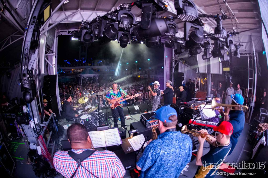 The Original Meters rock the boat on Jam Cruise 15. Photo by Jason Koerner. 