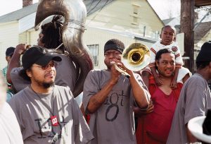 Hot 8 Brass Band. Photo by Michelle Elmore.