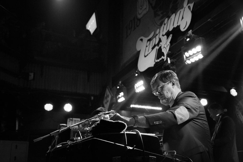 Robert Walter of the Greyboy Allstars at Tipitina's, Sunday, May 6, 2018, Photo by Noé Cugny