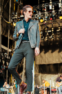 David Shaw performs on stage