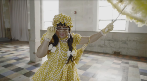 Gilda Lewis in her Baby Doll costume