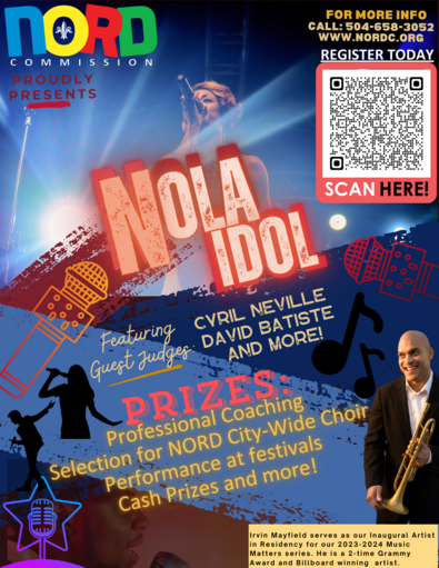 NORD Commission Announces NOLA Idol Competition - OffBeat Magazine